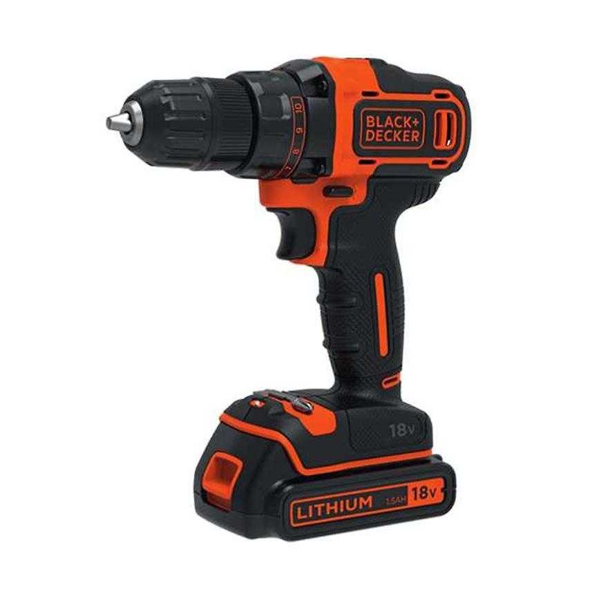 Aku vrtací šroubovák Black&Decker BDCDD186KB 18V 2xAKU Black & Decker