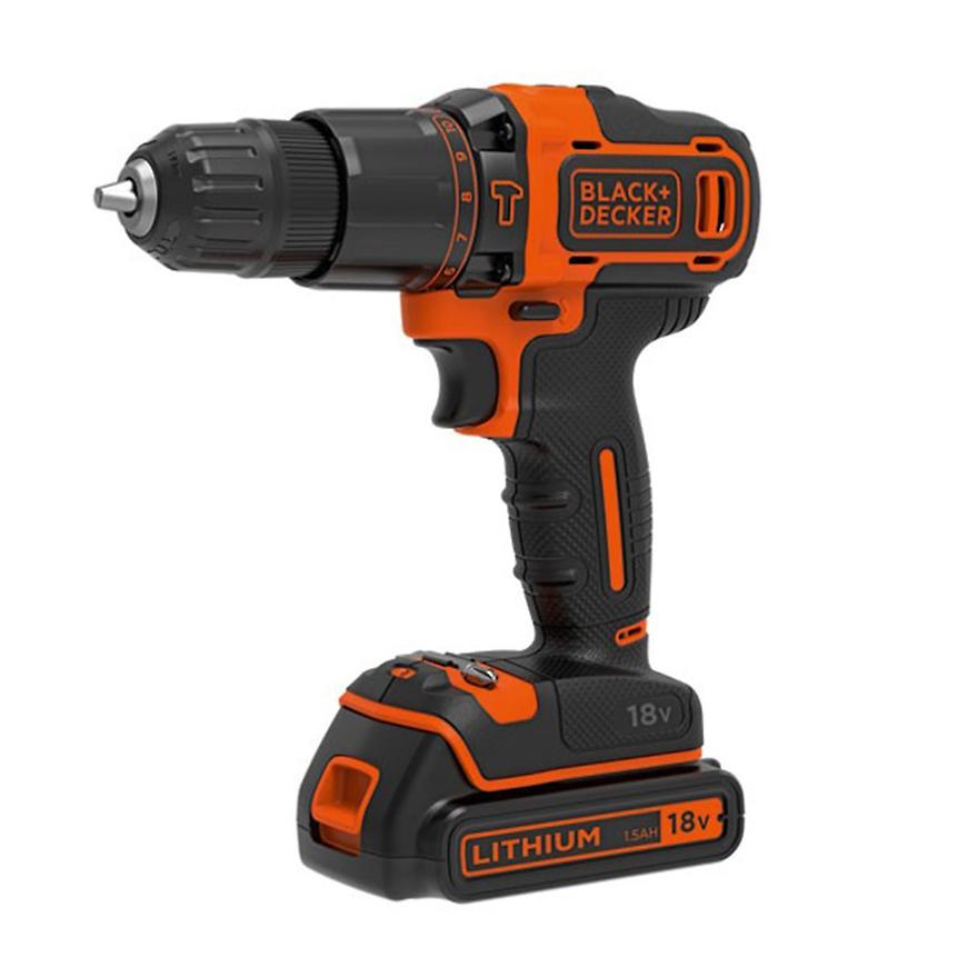 Aku vrtačka s příklepem Black&Decker BDCHD8KB 18V 2xAKU Black & Decker