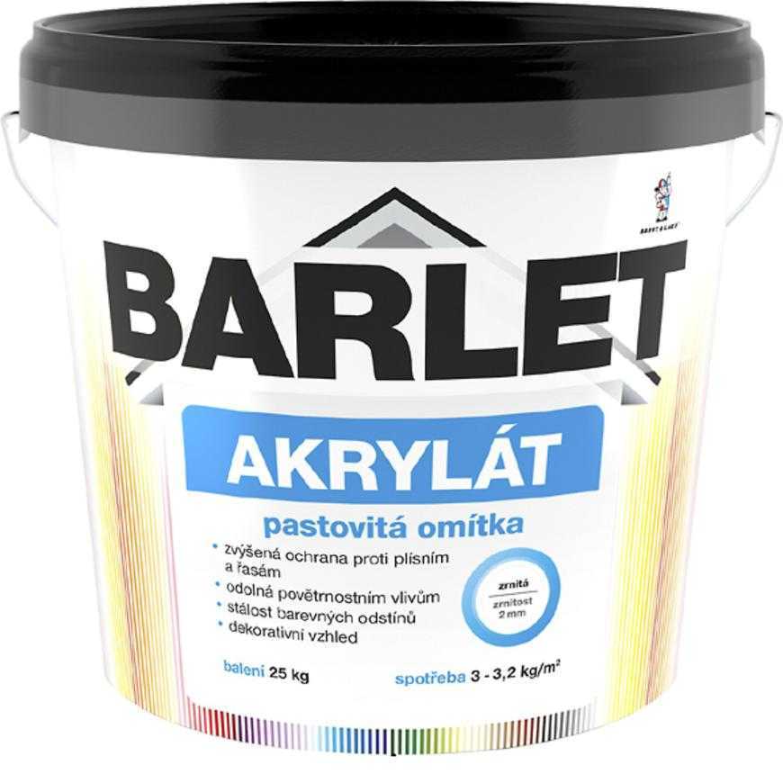 Barlet akrylát zrnitá omítka 2mm 25kg 8721 Barlet