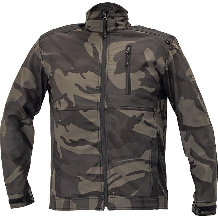 Bunda softshell Crambe camouflage 3XL Cerva