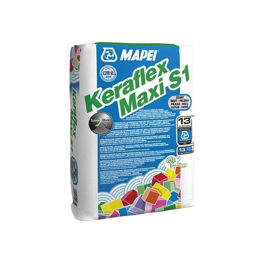 Cementové deformovatelné lepidlo Mapei Keraflex maxi S1 bílý 23 kg Mapei