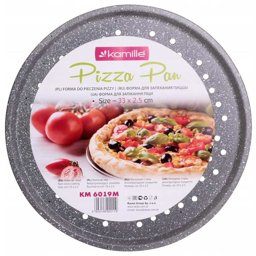 Forma na pečení pizzy 33*2.5cm mramorovaná Baumax