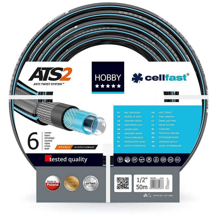 Hadice zahradní Hobby ATS 6 VRSTV 1/2 50mb 16-201 Cellfast