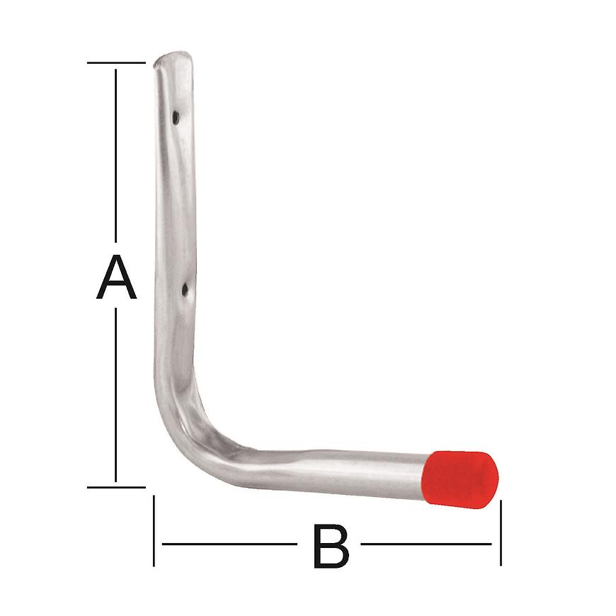 Hák stěna l 165x350 zn Vormann