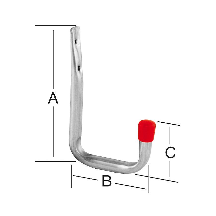 Hák stěna u 213x150x85 zn Vormann