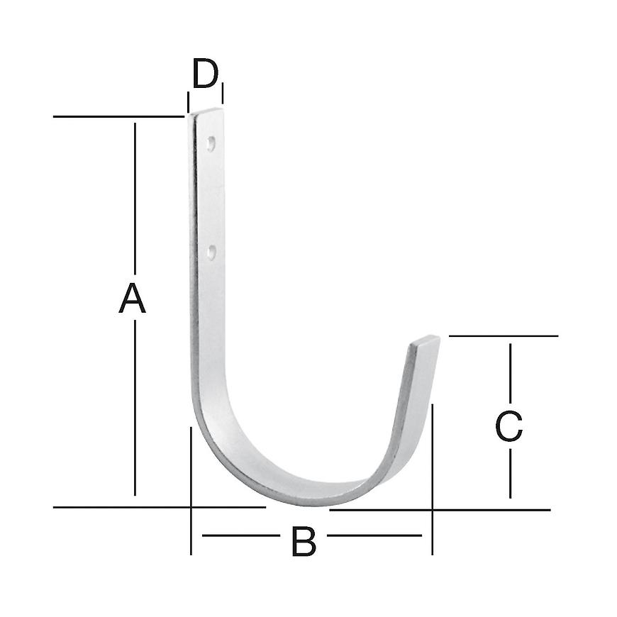 Hák uni 110x55x60x20 zn Vormann