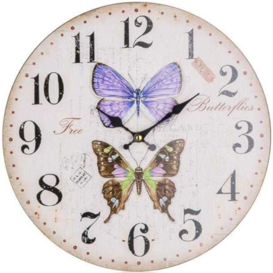 Hodiny nástenné Butterflies 34cm Baumax