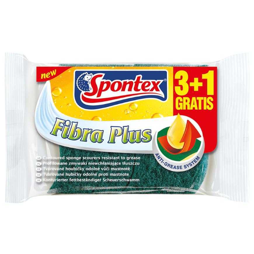 Houbičky Fibra plus 3+1 Spontex Baumax