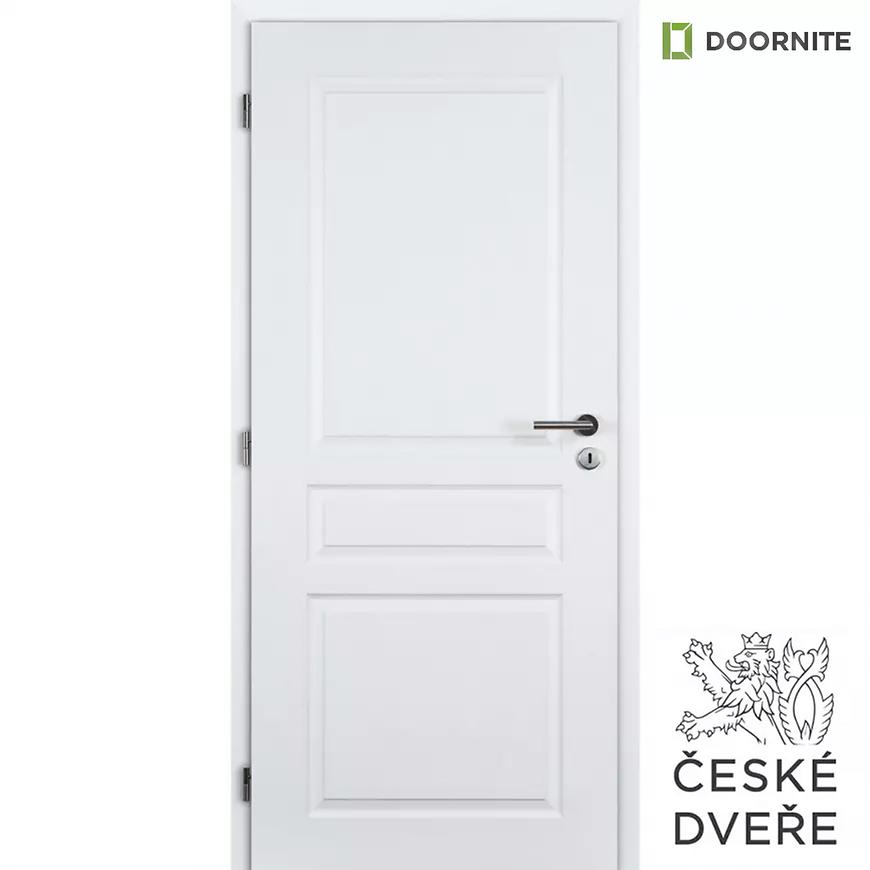 Interiérové dveře Troja Plné Bílé 80L DOORNITE