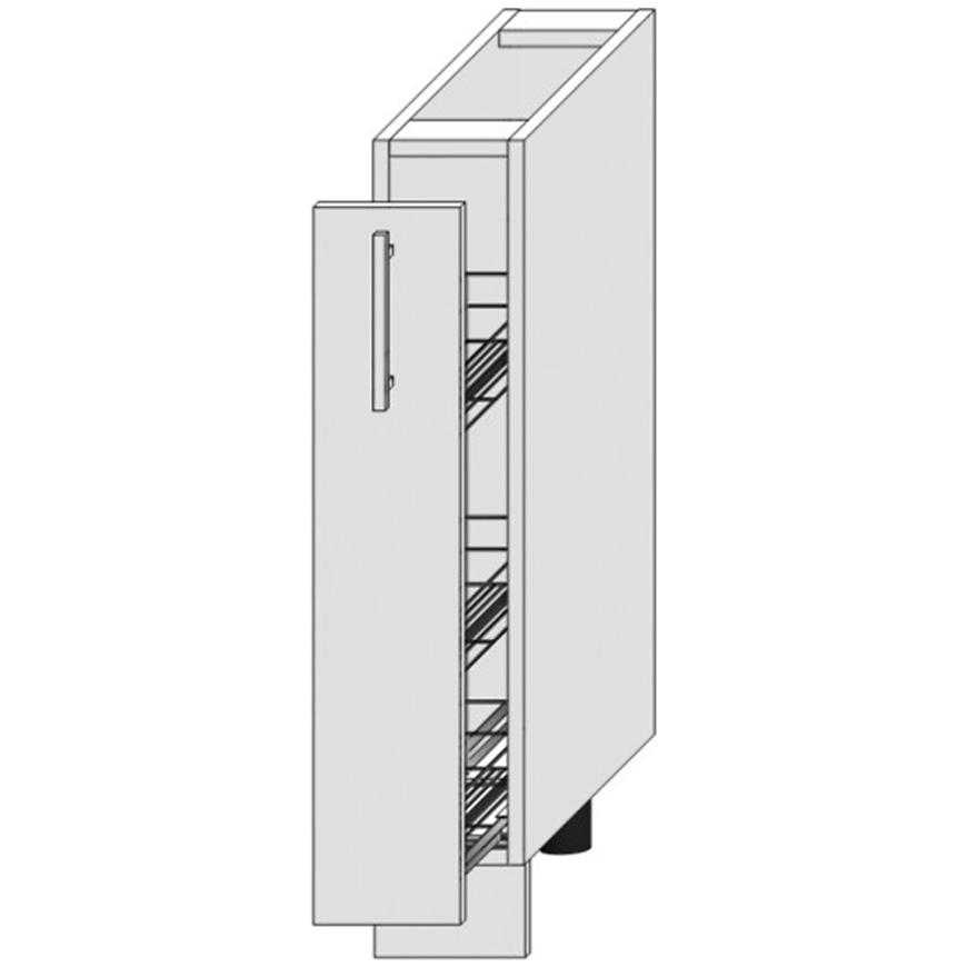 Kuchyňská Skříňka Bono D15 Cargo + Koš bílá alaska/bílá Baumax