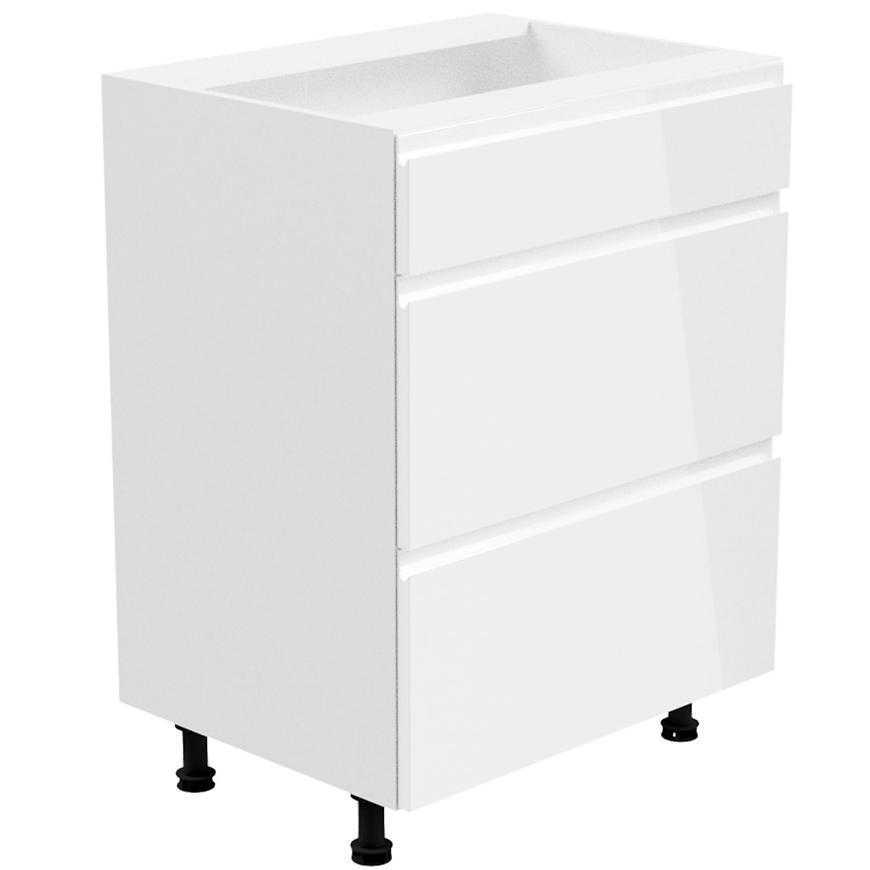 Kuchyňská skříňka Gardena D60S3 White Baumax