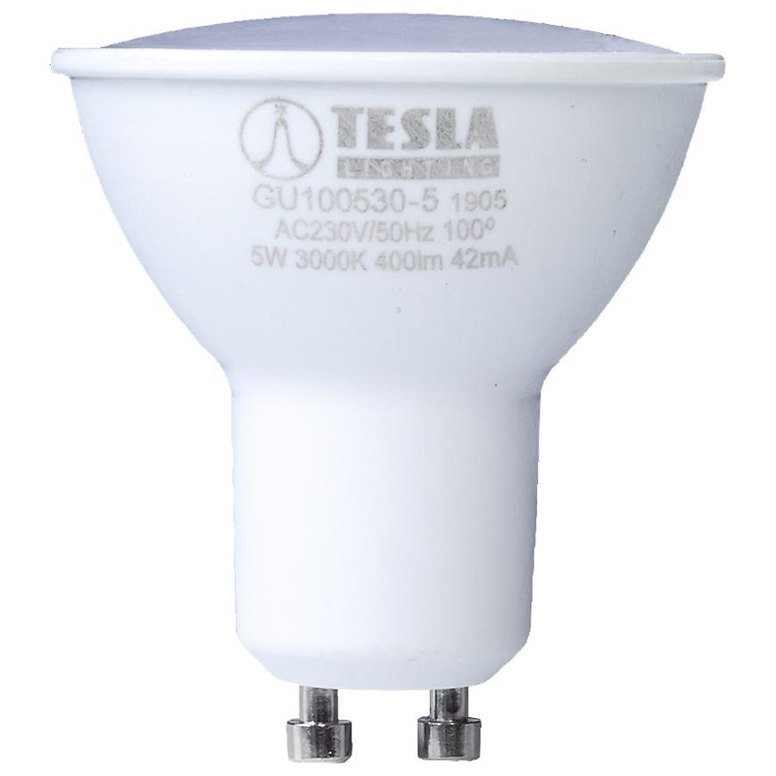 LED žárovka 5W GU10 3000K Tesla