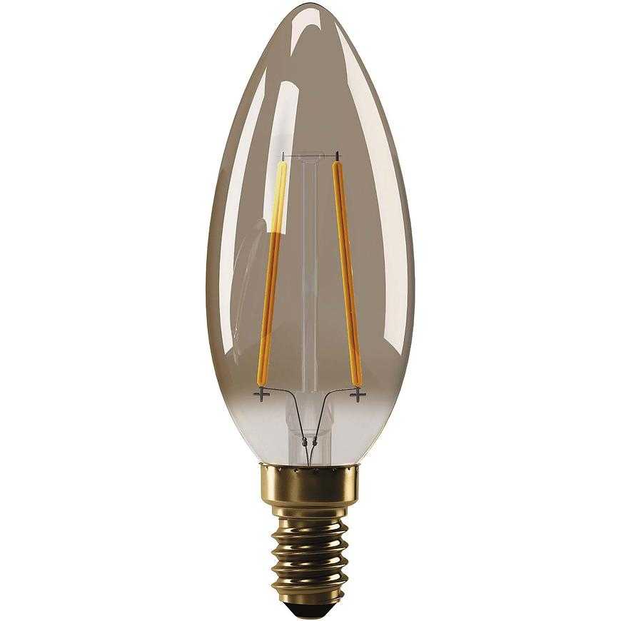 LED žárovka Vintage Candle 2W E14 2200K Emos