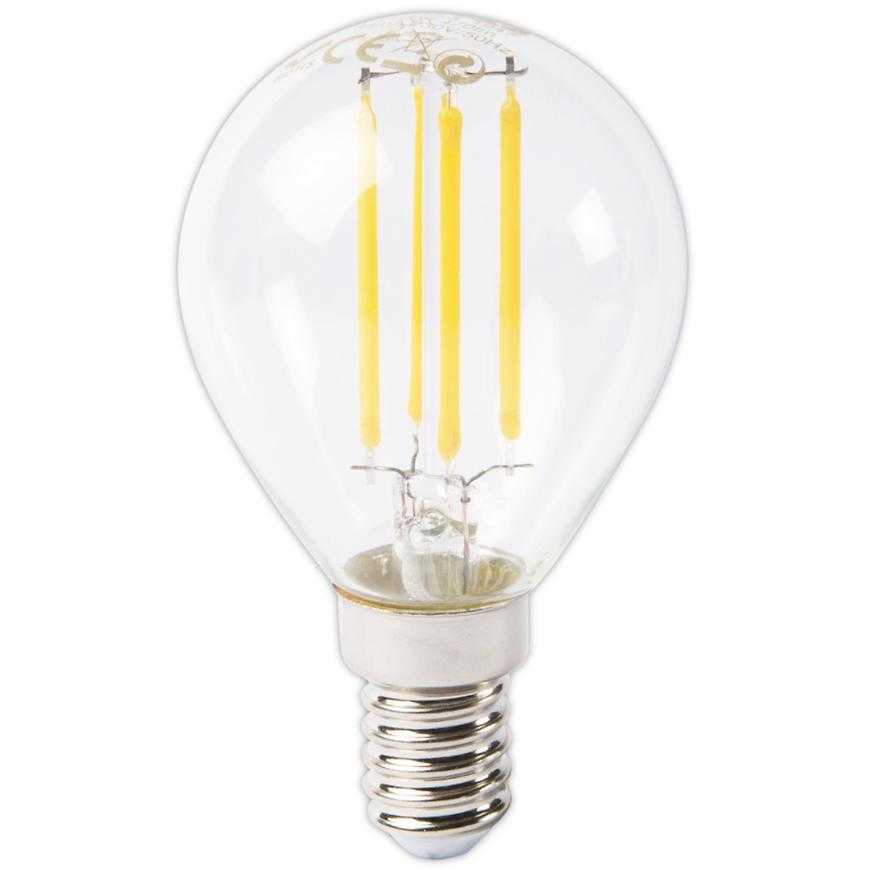 LED žárovka miniglobe Filament Retro 4W E14 3000K Tesla