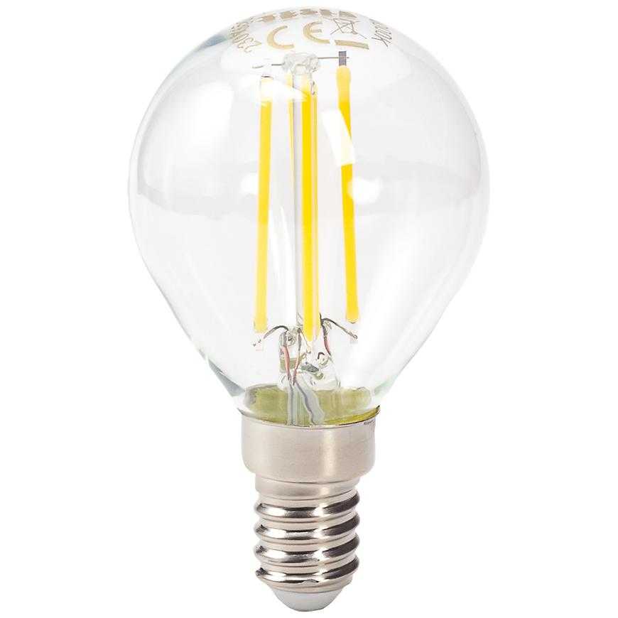 LED žárovka miniglobe Filament Retro 4W E14 4000K Tesla