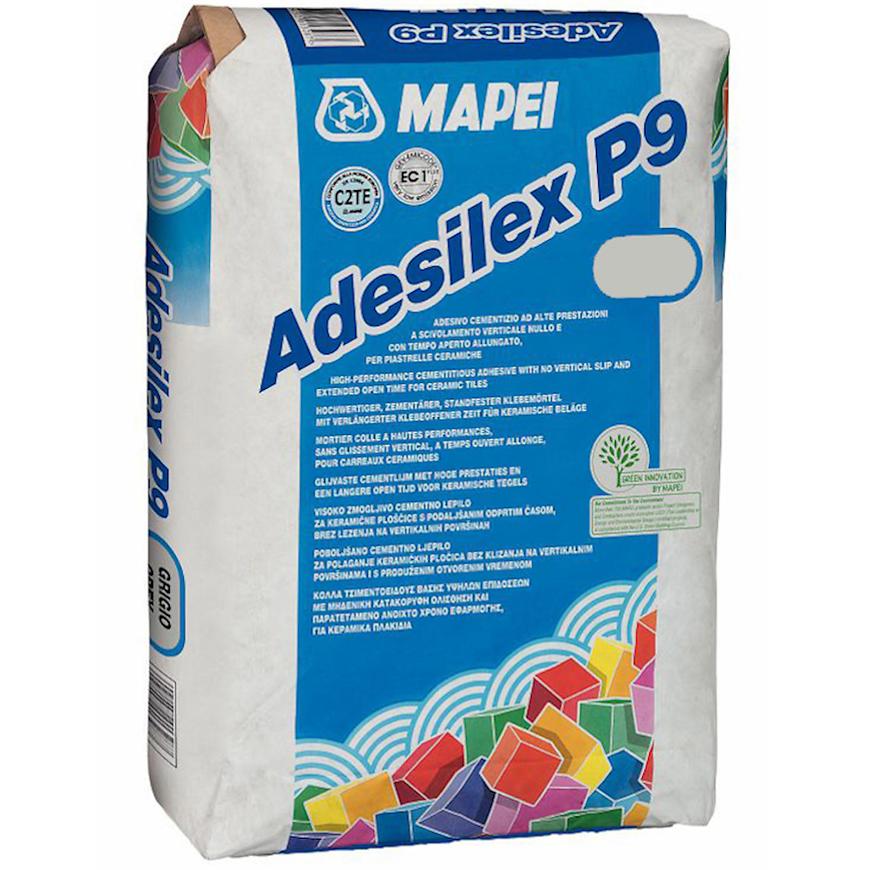 Lepidlo na obklady a dlažbu Mapei Adesilex P9 25 kg bílé Mapei