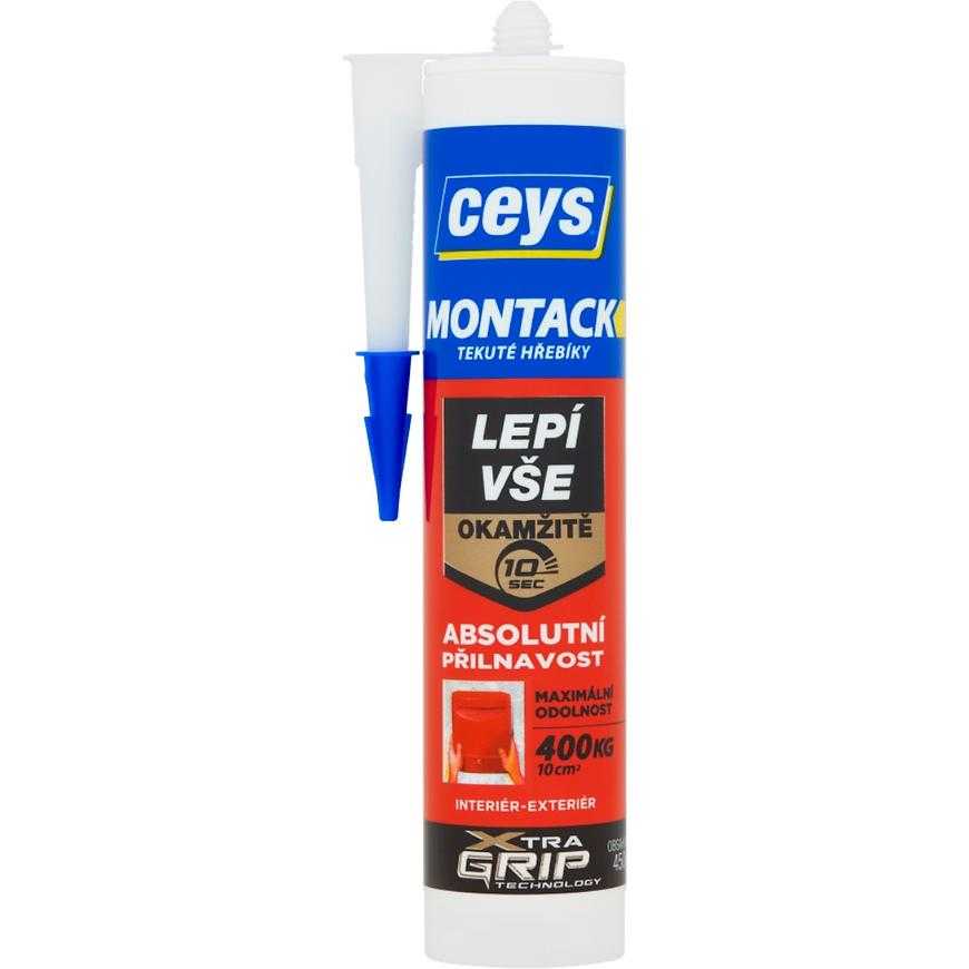 Montážní lepidlo Ceys Montack tekuté hřebíky 450 g Ceys