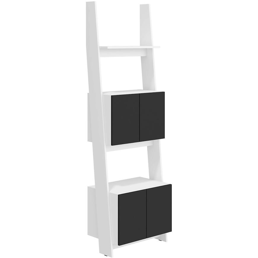 Regál Rack 60cm 2D Bílá/Černá Baumax