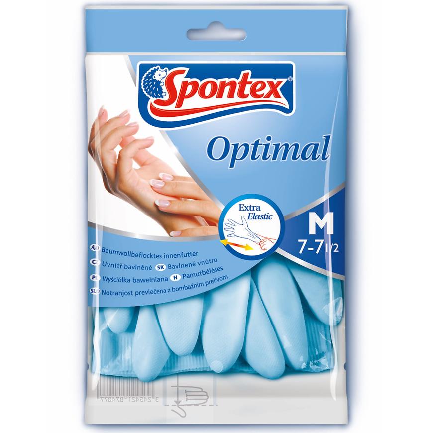 Rukavice Optimal  latex L Spontex Baumax