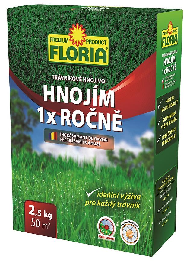 Trávníkové hnojivo Floria