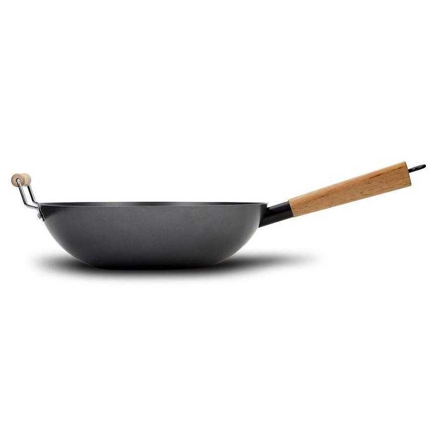 Wok uhlíková ocel Cantonese 32cm Baumax