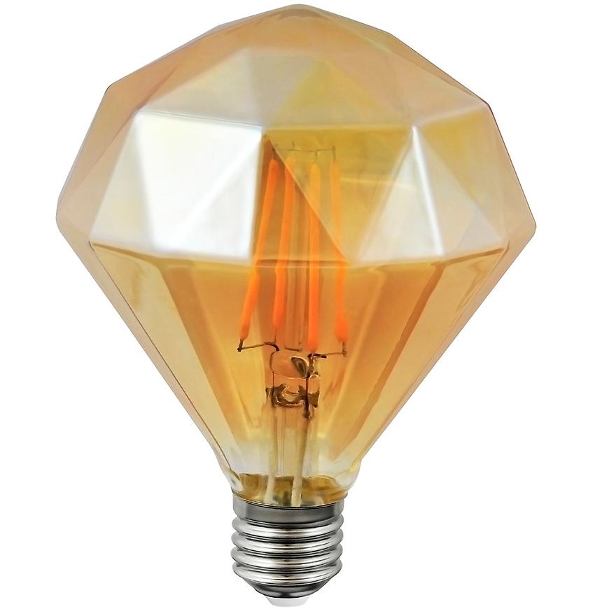 Žárovka LED Amber Vintage e27 4 W Diamond A Z110 Polux