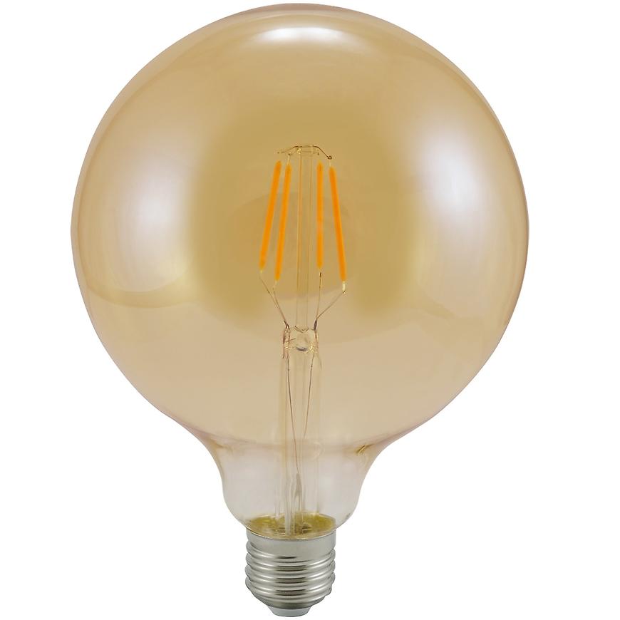 Žárovka LED G125 e27 4 W Filament Vintage Amber 304544 Polux