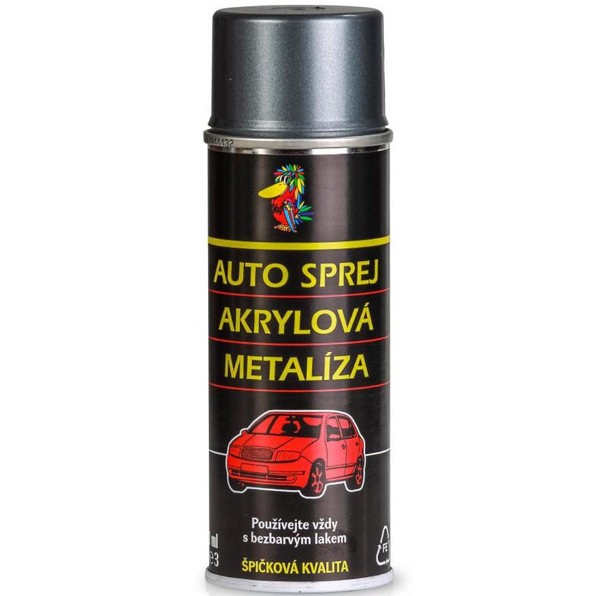 Auto sprej šedá metalická 200ml Motip