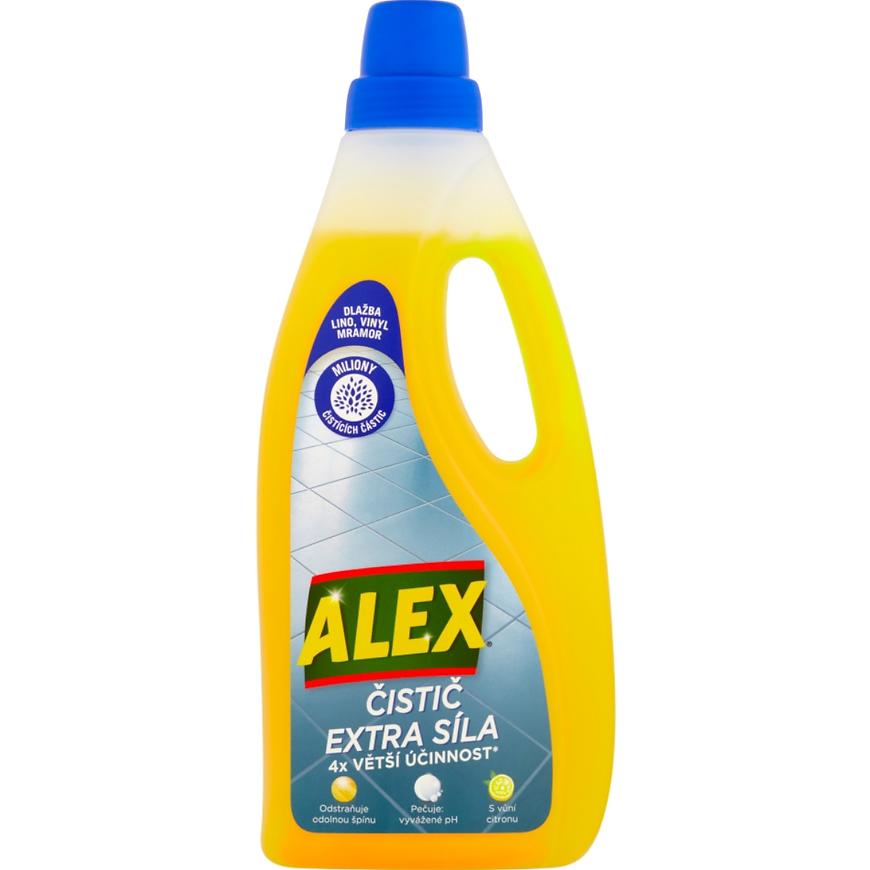 Čistič ALEX extra síla s vůní citronu 750 ml Alex