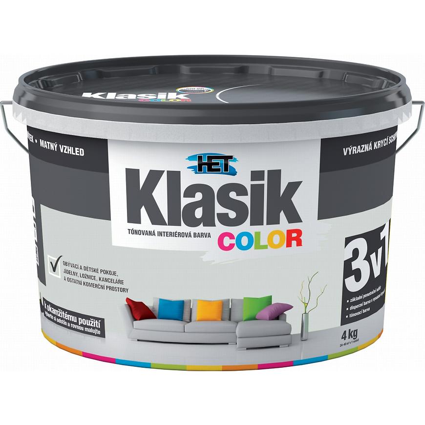 Het Klasik Color 0117 šedý platinový 4kg Het