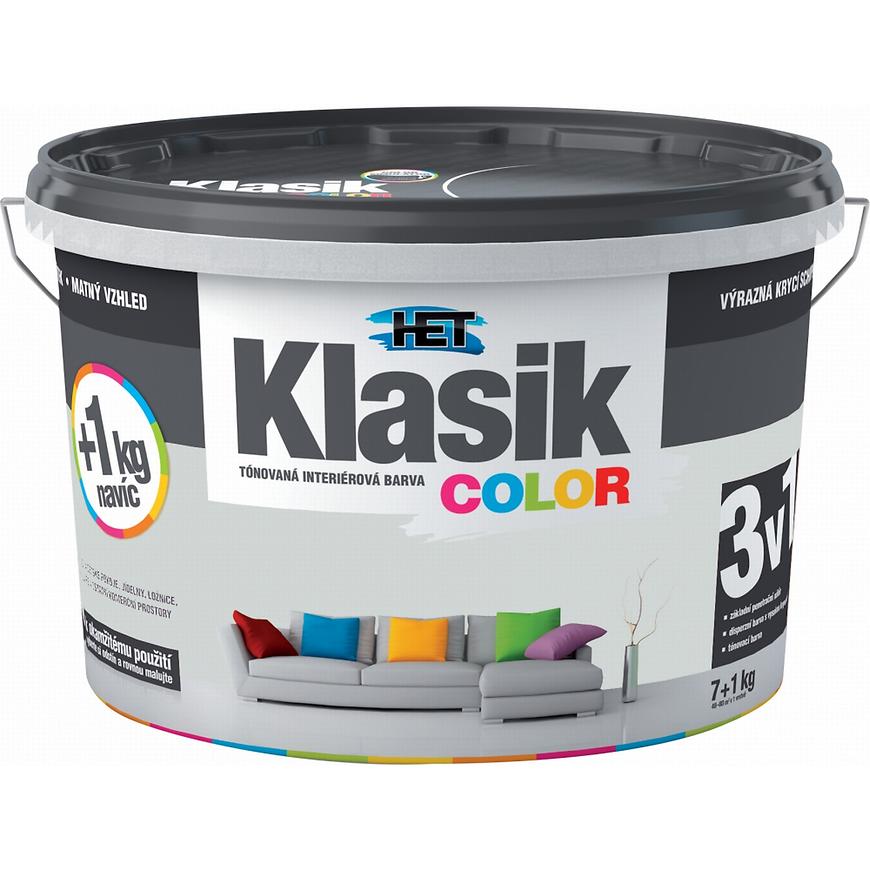 Het Klasik Color 0117 šedý platinový 7+1kg Het