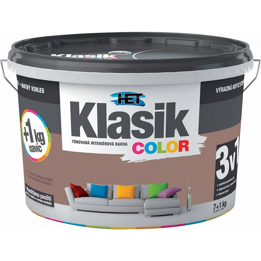 Het Klasik Color 0297 hnědý nugátový 7+1kg Het