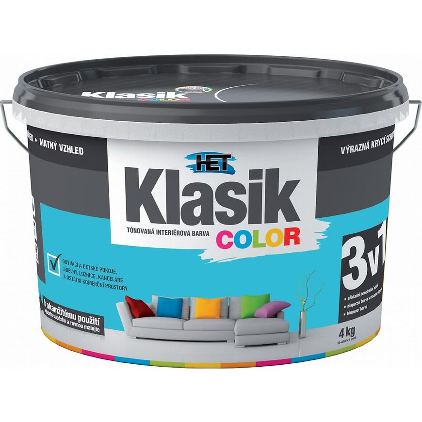 Het Klasik Color 0487 modrý tyrkysový 4kg Het