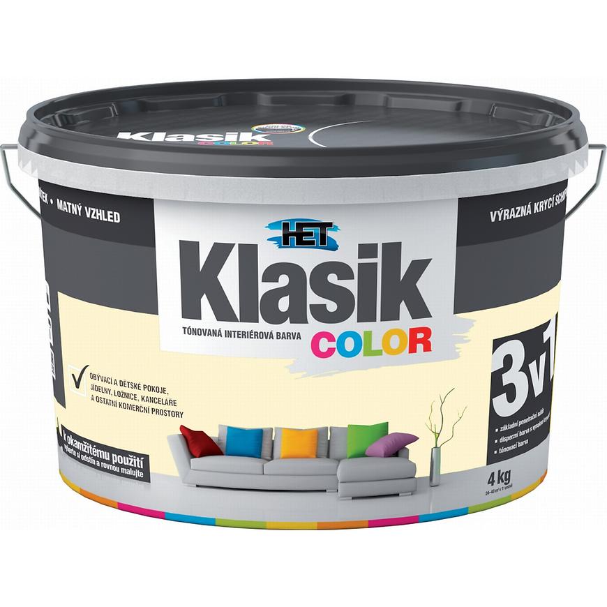 Het Klasik Color 0667 žlutý vanilkový 4kg Het