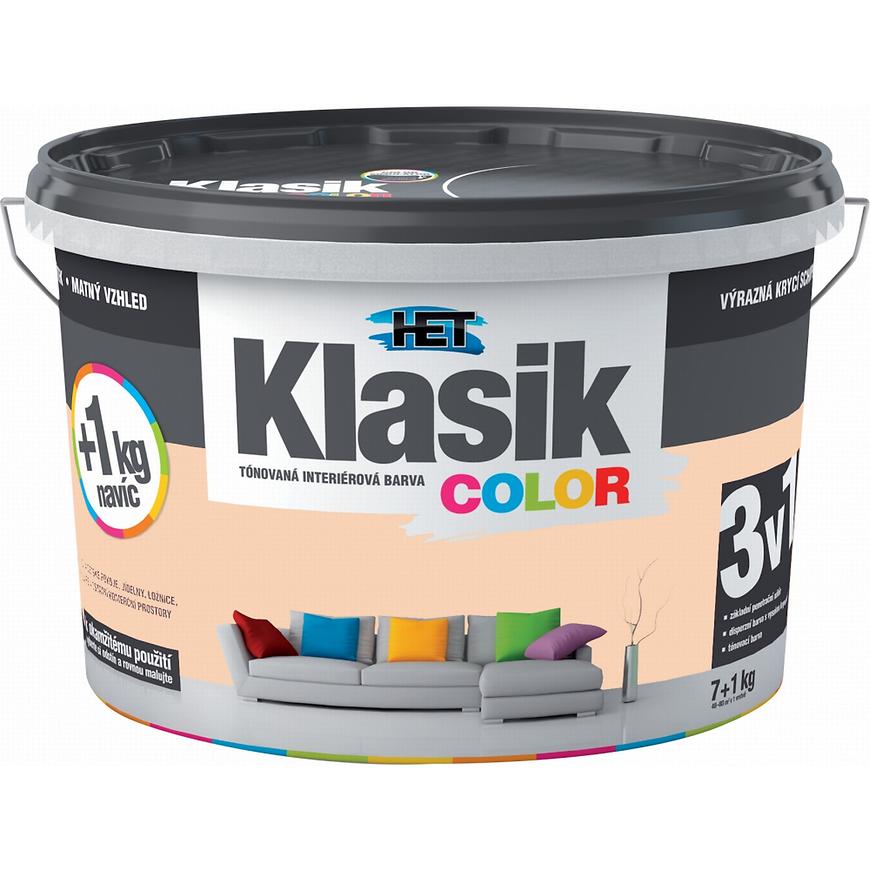 Het Klasik Color 0728 oranž broskvový 7+1kg Het