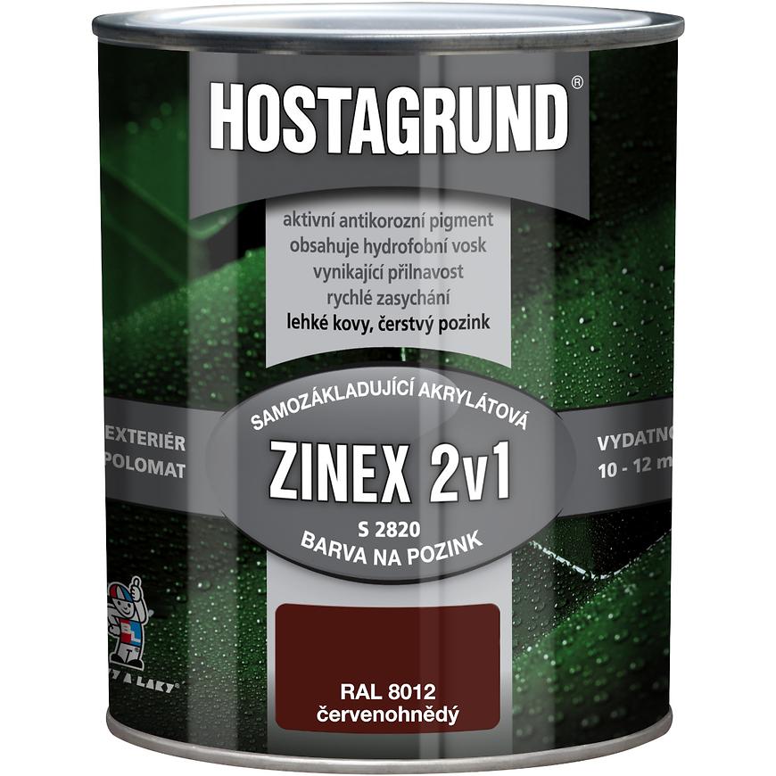 Hostagrund zinex RAL8012 červenohnědý 0.6l Hostagrund