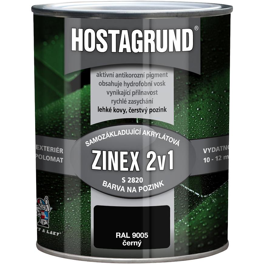 Hostagrund zinex RAL9005 černá 0.6l Hostagrund