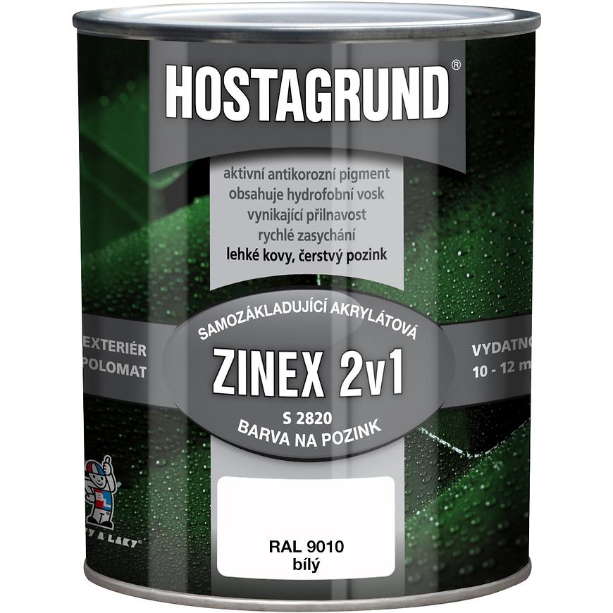 Hostagrund zinex RAL9010 bílá 0.6l Hostagrund