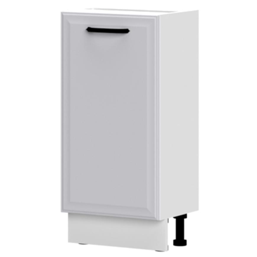 Kuchyňská skříňka Evia r3-40-1k/4 pearl grey matná Baumax