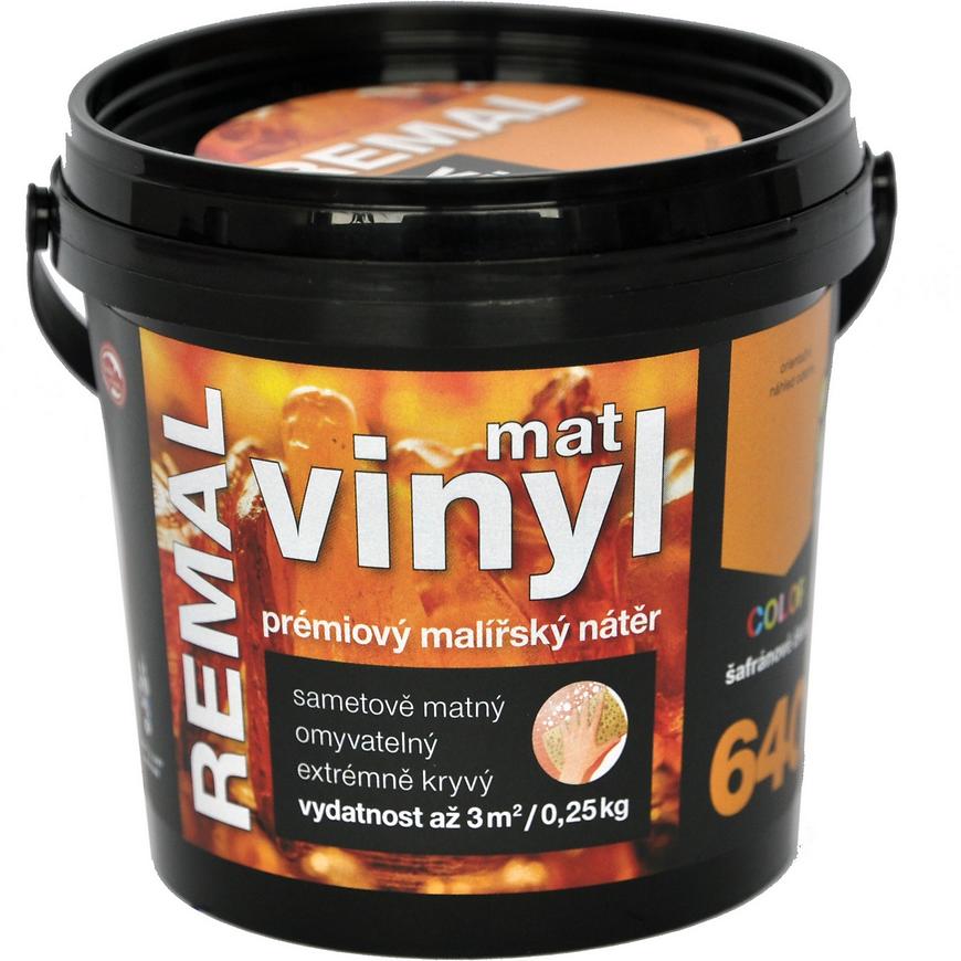 Remal Vinyl Color mat šafránově žlutá 0