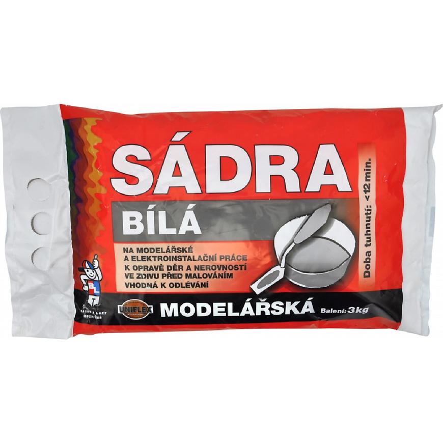 Sádra bílá 3kg BaL