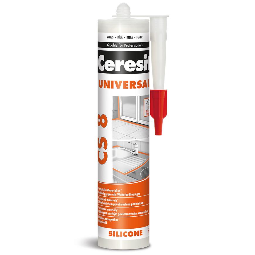 Silikon univerzální Ceresit CS 8 bílý 280 ml Ceresit