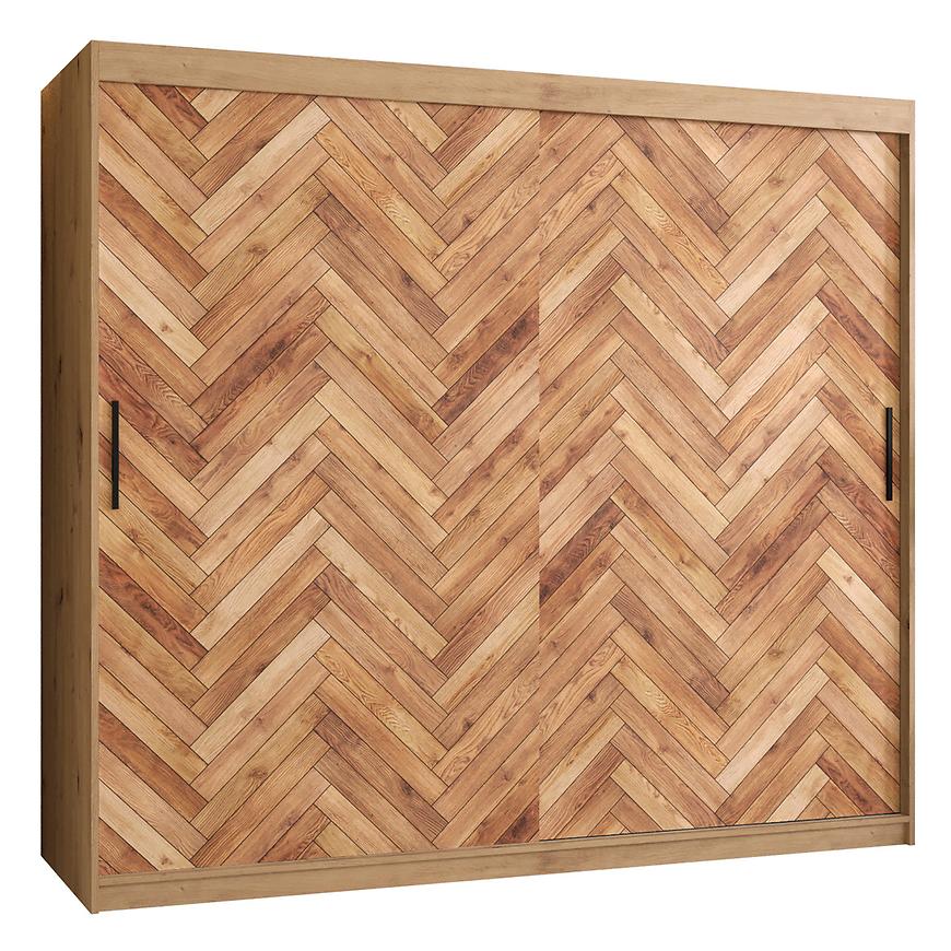 Skříň HERRINGBONE 1 200 Dub artisan/Rybí kost Baumax