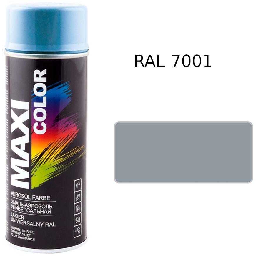 Sprej Maxi Color RAL7001 400ml Motip