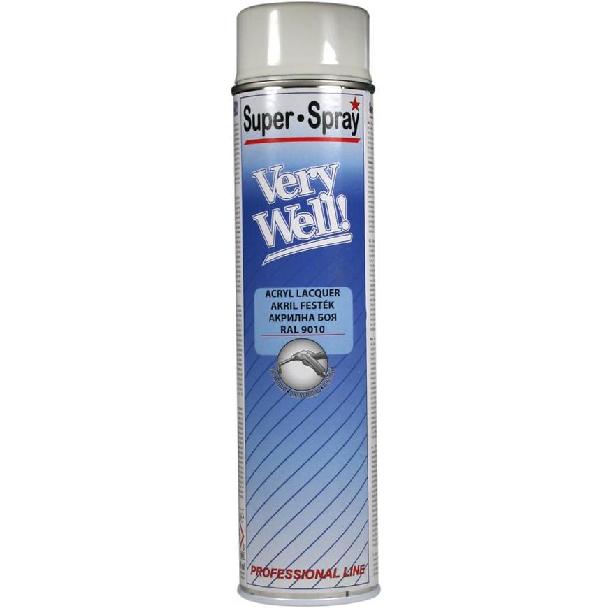 Sprej VeryWell RAL9010 lesk 600ml Motip