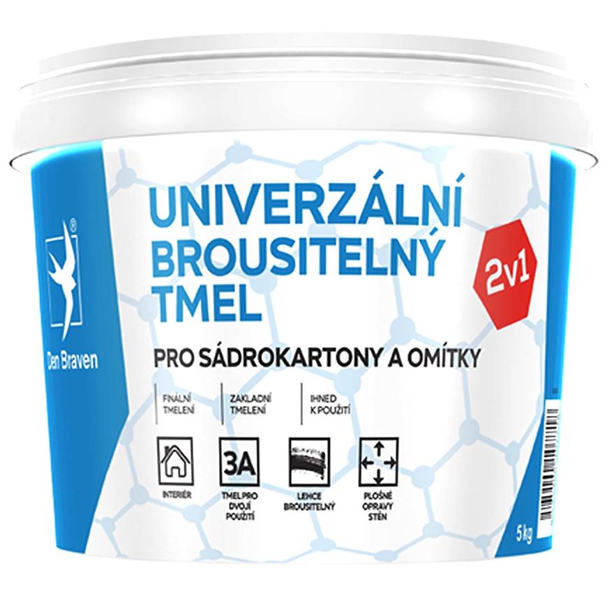 Univerzální brousitelný tmel Den Braven 5 kg Den Braven