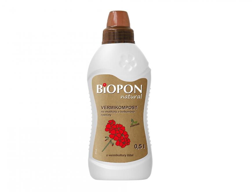 Biopon Vermikompost balkónové rostliny 500ml Baumax