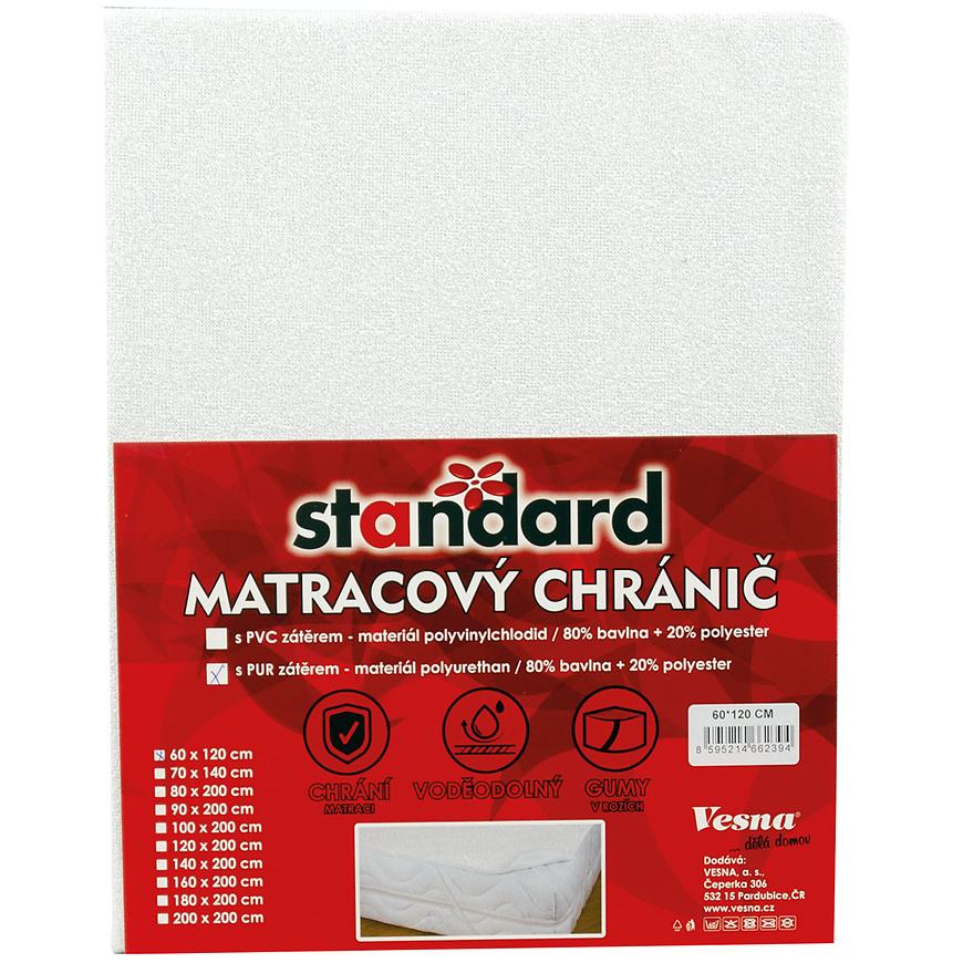 Matracový chránič PU 80x200 Standard bílá Vesna