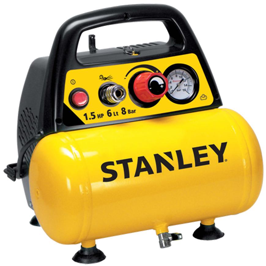 Kompresor bezolejový Stanley 6 l  8 bar DN 200/8/6 Stanley