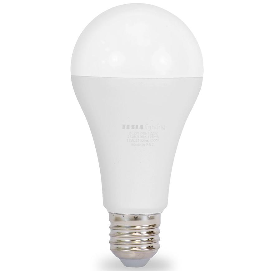 LED žárovka bulb 17W E27 4000K 2100LM TESLA LIGHTING